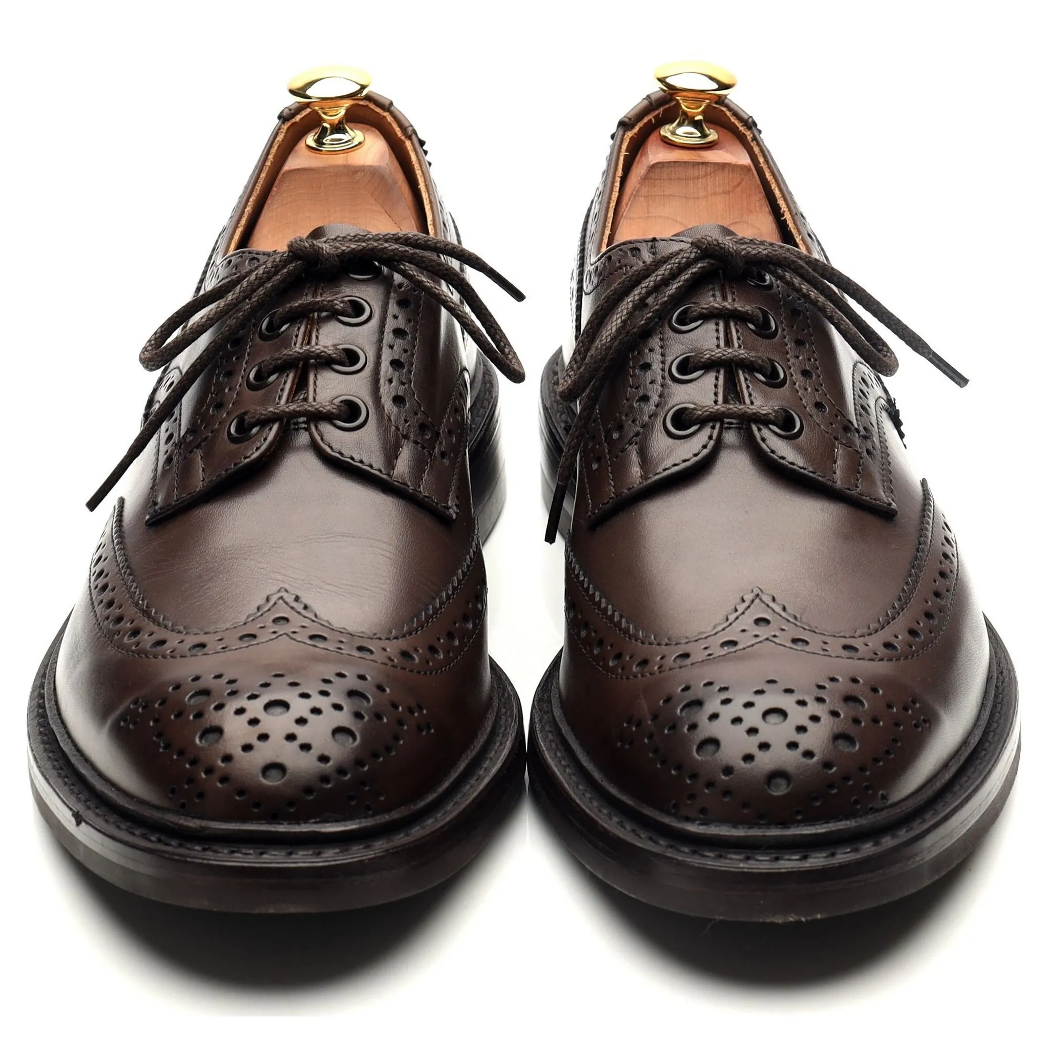 'Bourton' Dark Brown Leather Derby UK 9