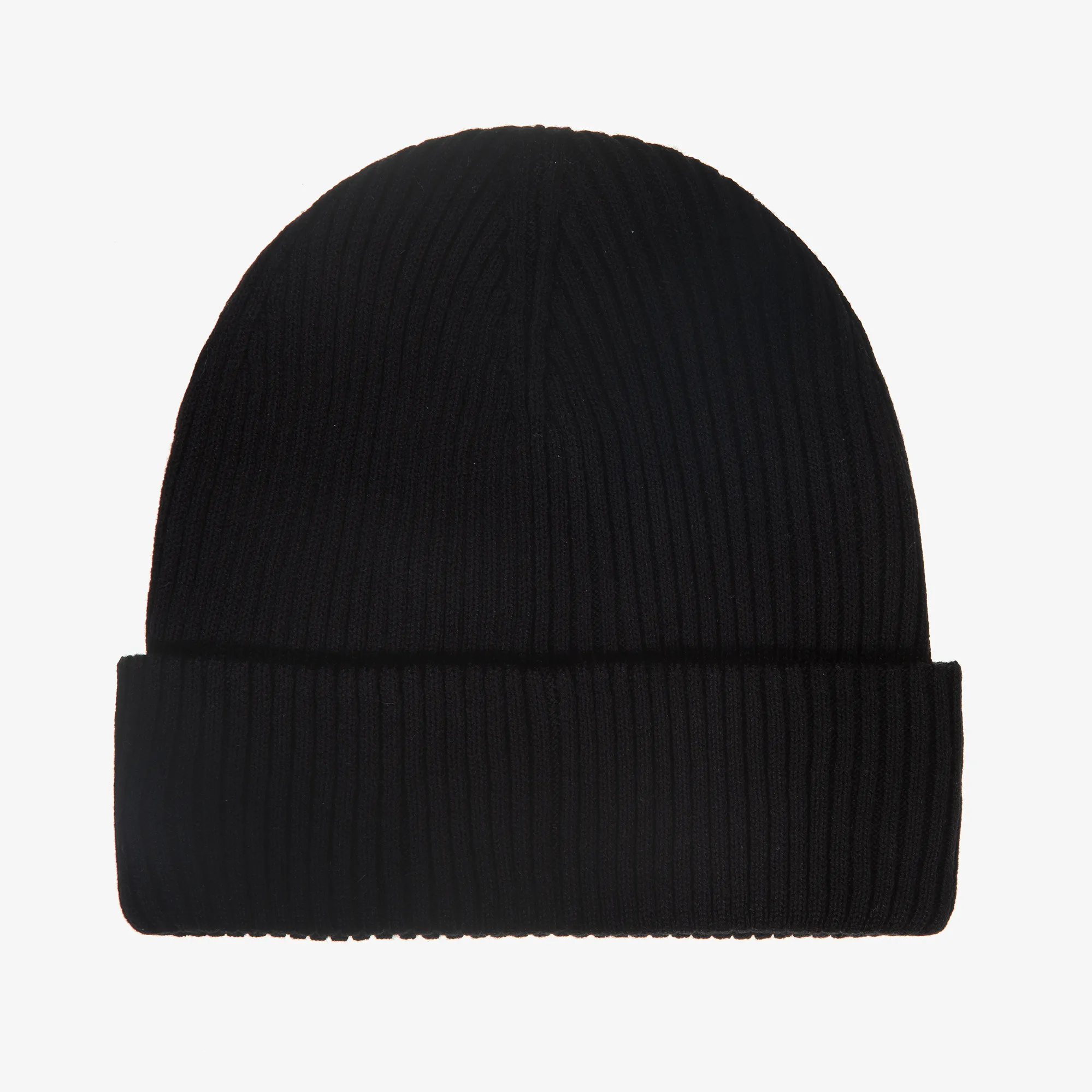 Boys Black Knitted Beanie Hat