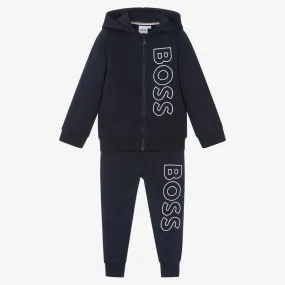 Blue Hoodie Boys Tracksuit