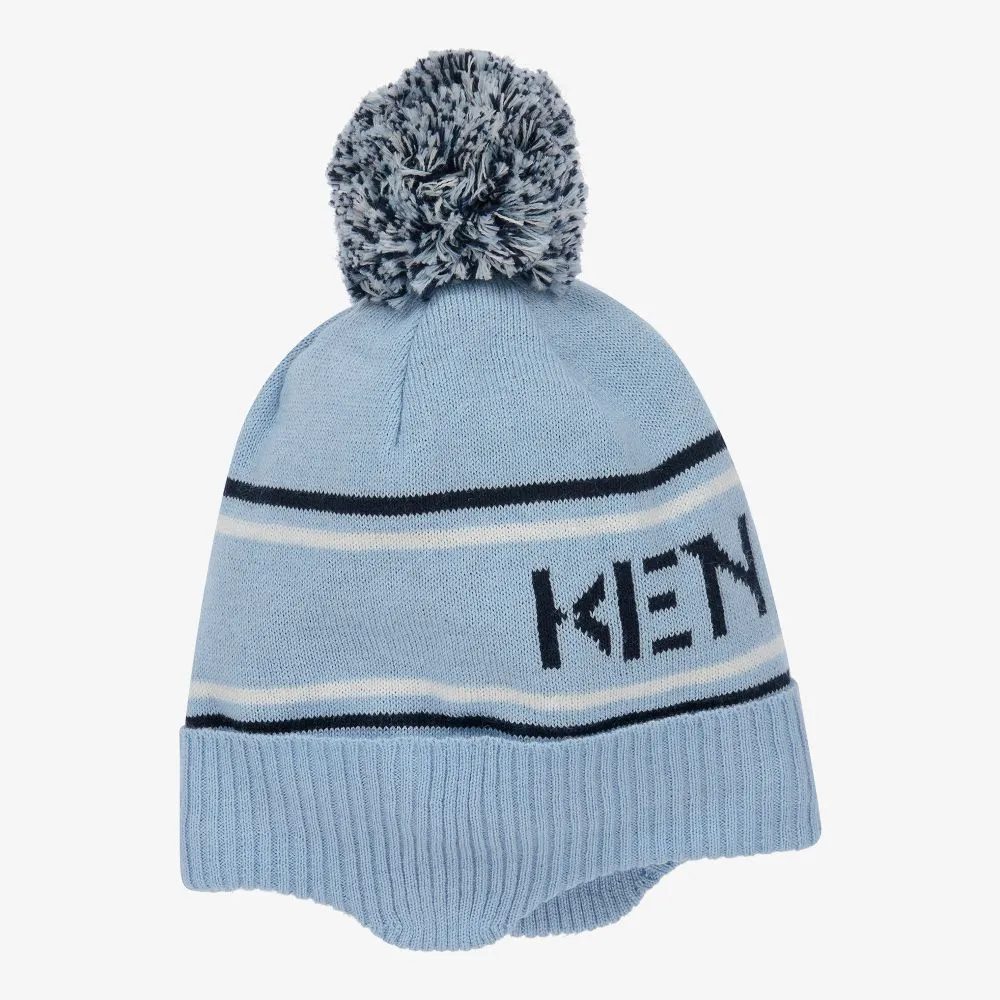 Boys Blue Logo Knit Hat