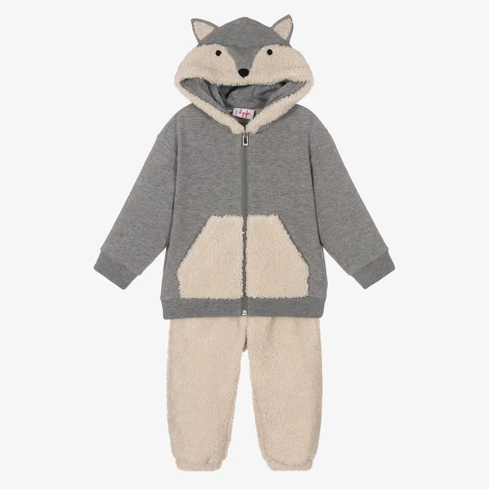 Boys Grey Fox Tracksuit