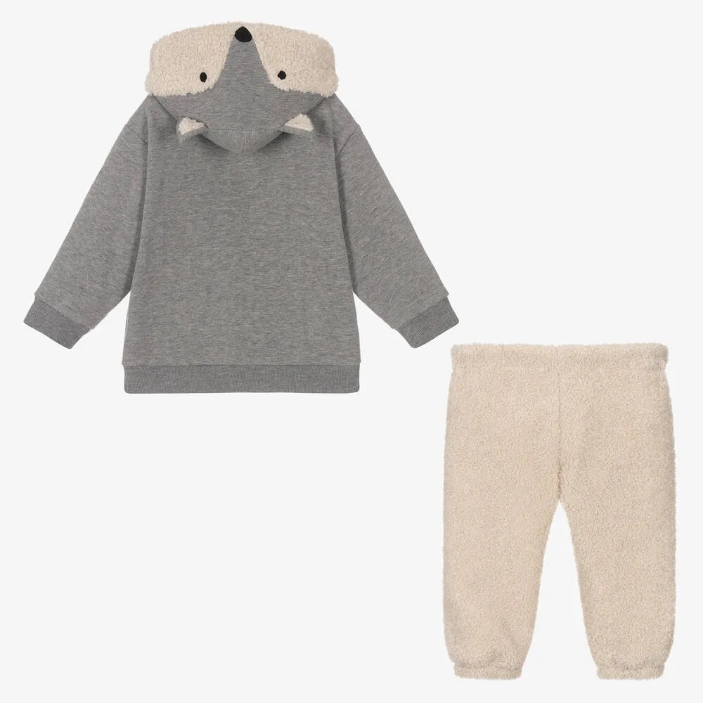 Boys Grey Fox Tracksuit