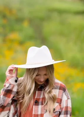 Braided Ivory Hat - FINAL SALE