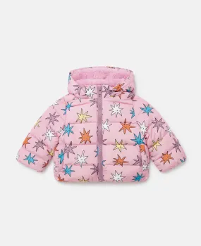 Puffer Coat with Bright Stars