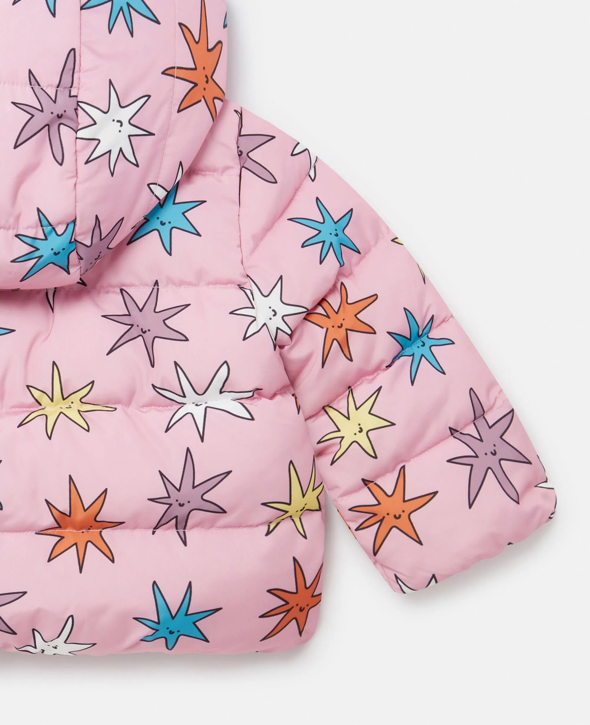 Puffer Coat with Bright Stars