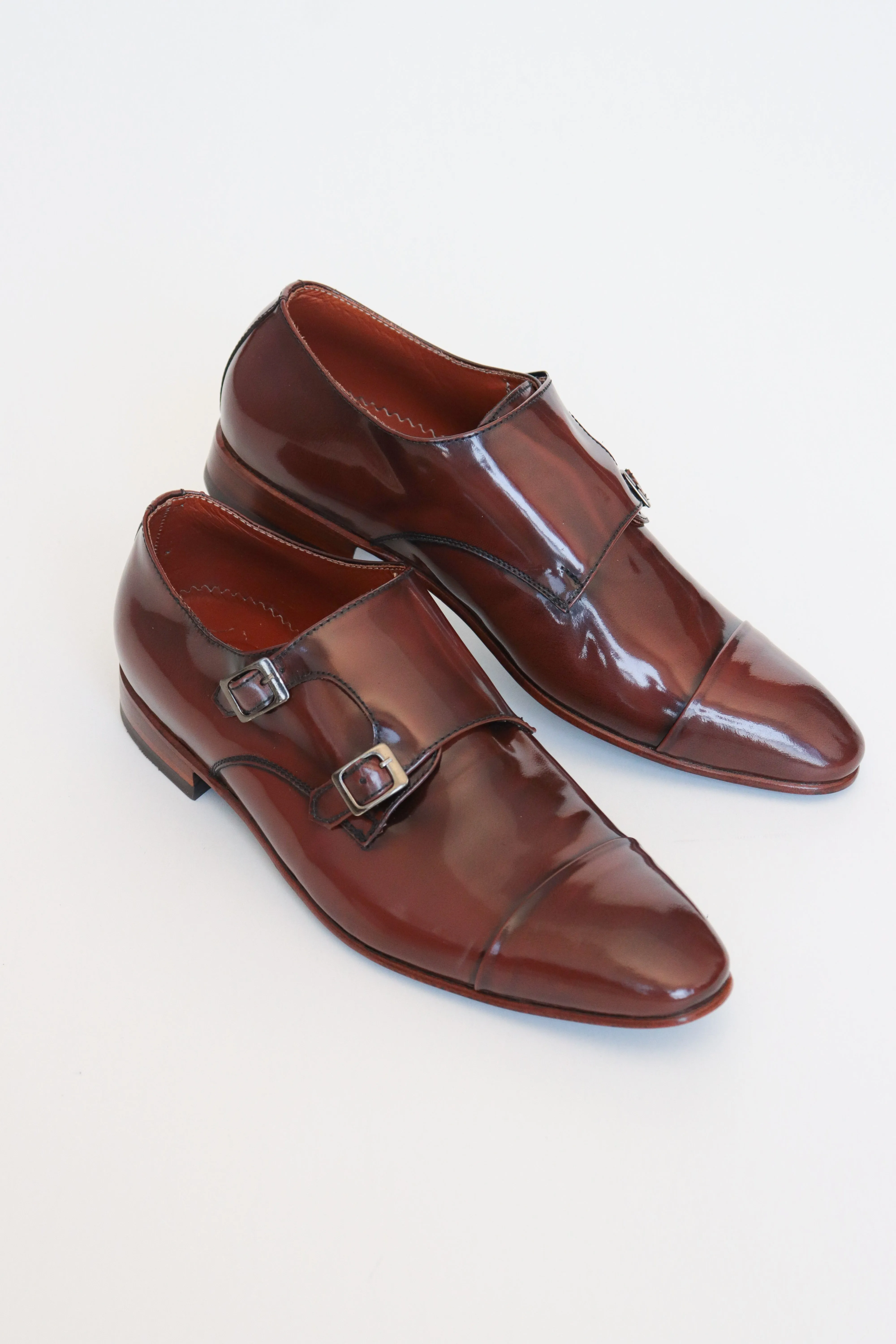 Brown Leather Strap Shoes