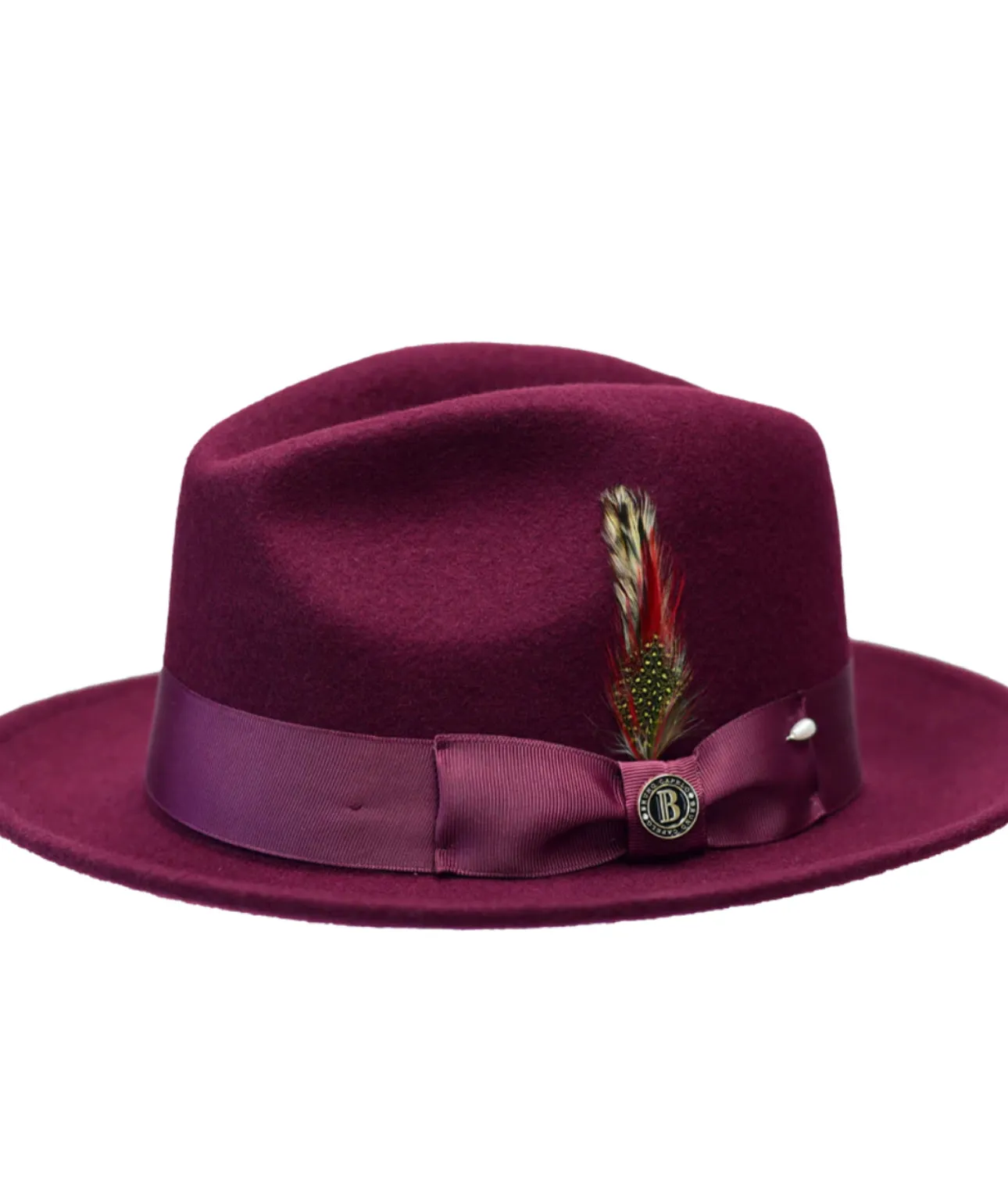 Bruno Capelo Burgundy Hat