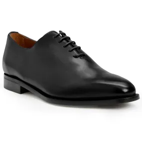 Veleno Black Leather Oxfords by Bruno Magli