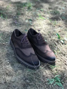 Handmade Brown Leather Wingtip Oxfords from GentWith