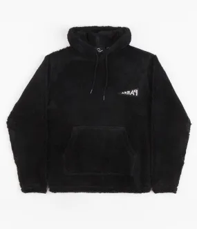 Parra Mirrored Flag Logo Hooded Fleece - Black - Shop Now.