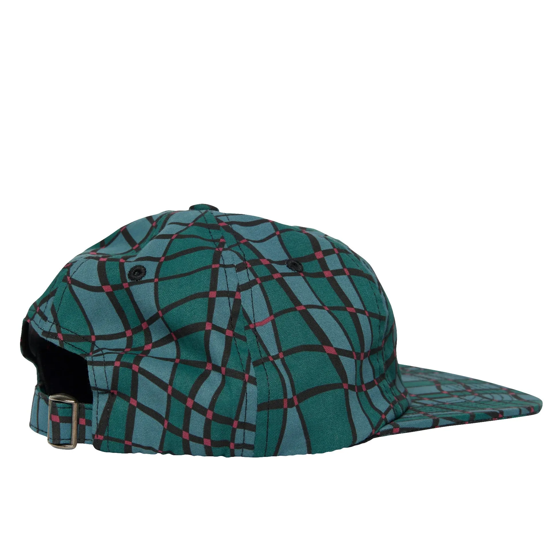 by Parra Squared Waves Pattern 6 Panel Hat 'Multi'