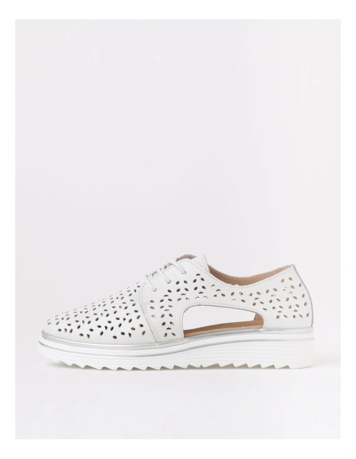 Cabana Flat Shoe in White