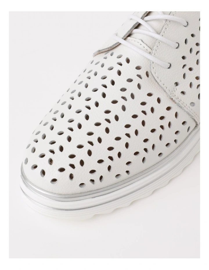 Cabana Flat Shoe in White