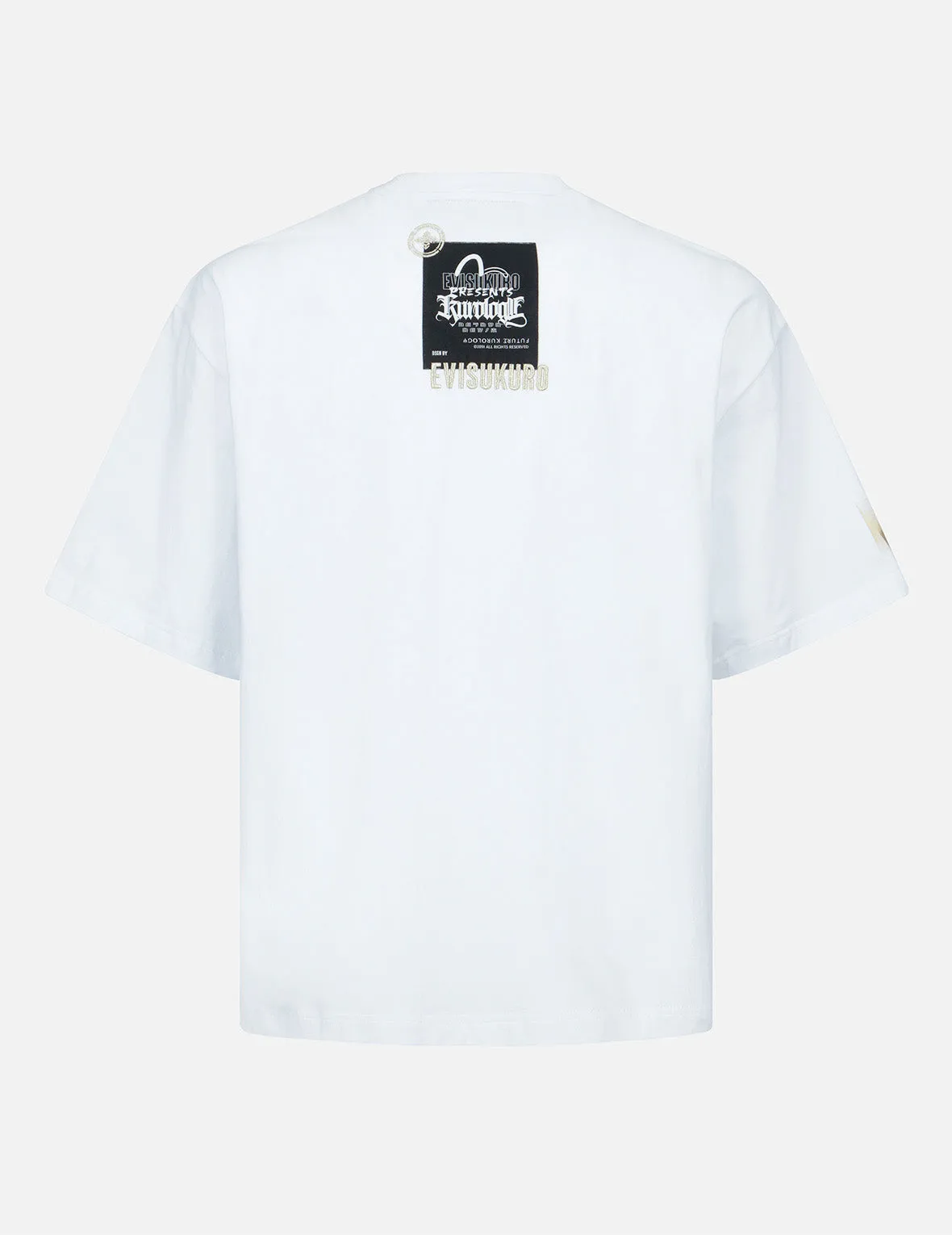 Calligraphy Logo Printed Label T-shirt