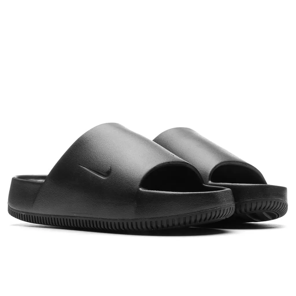 Black Calm Slide Sandal