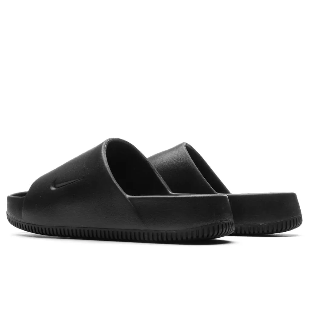 Black Calm Slide Sandal