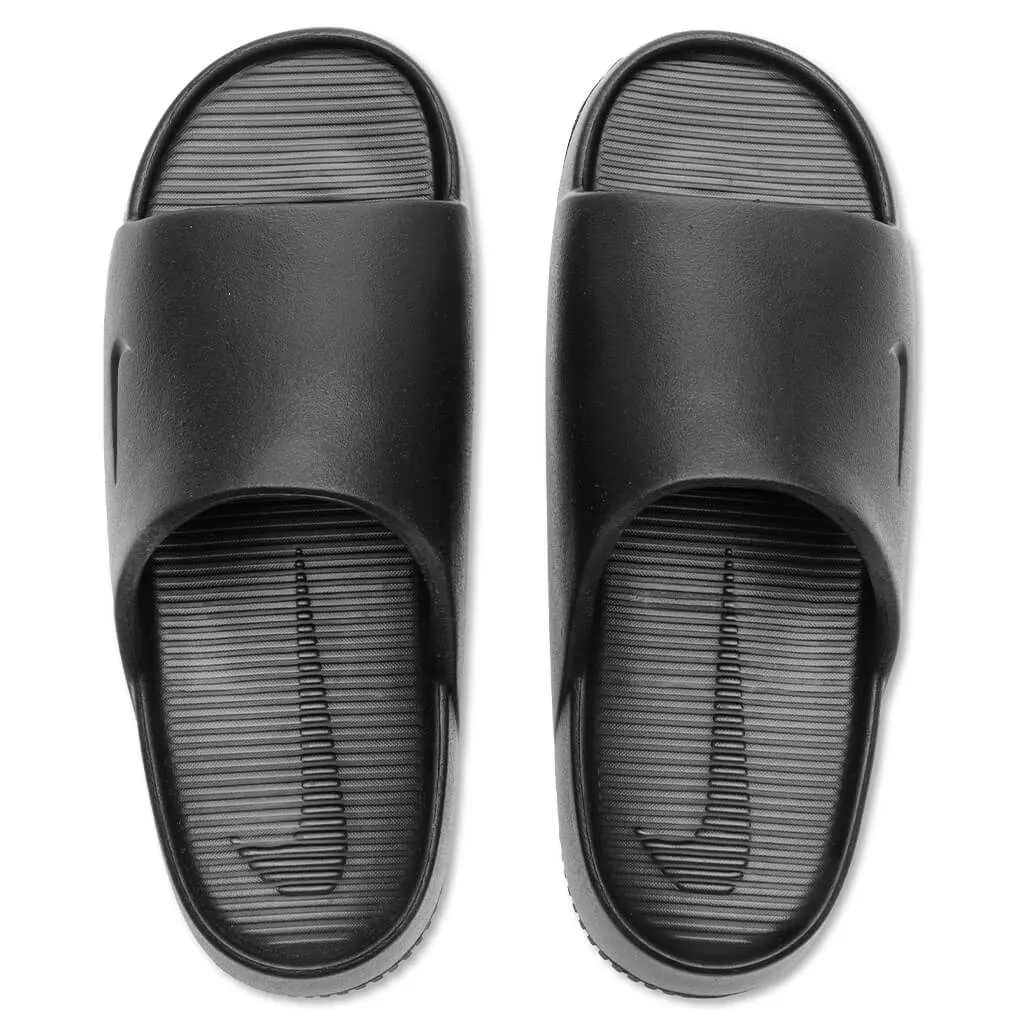 Black Calm Slide Sandal