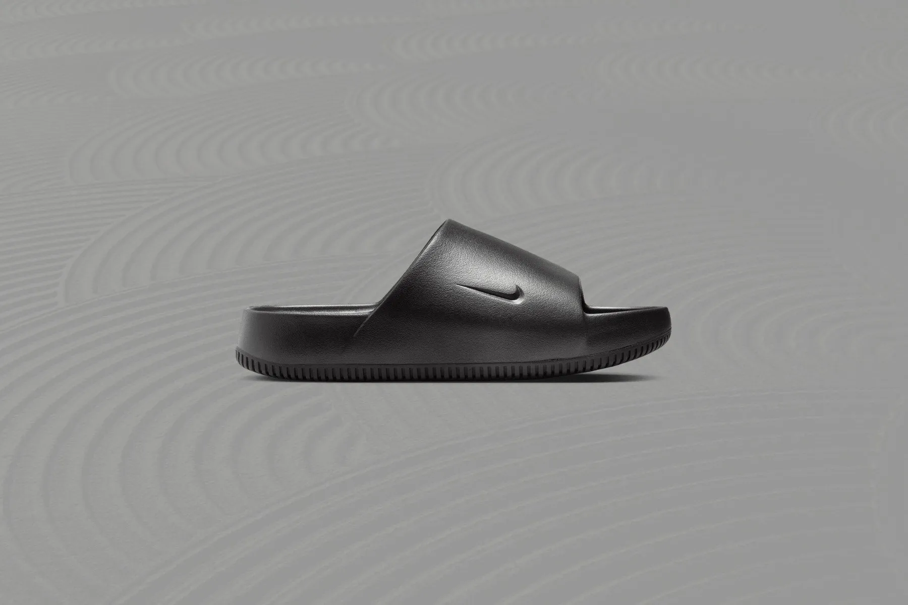 Black Calm Slide Sandal