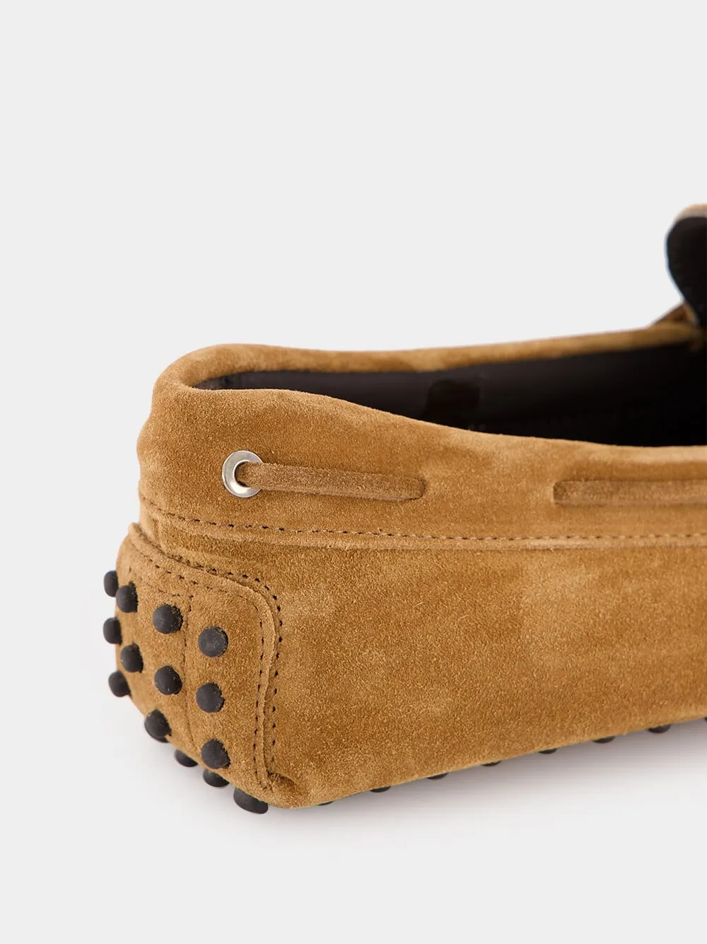 Caramel Suede Driving Shoes