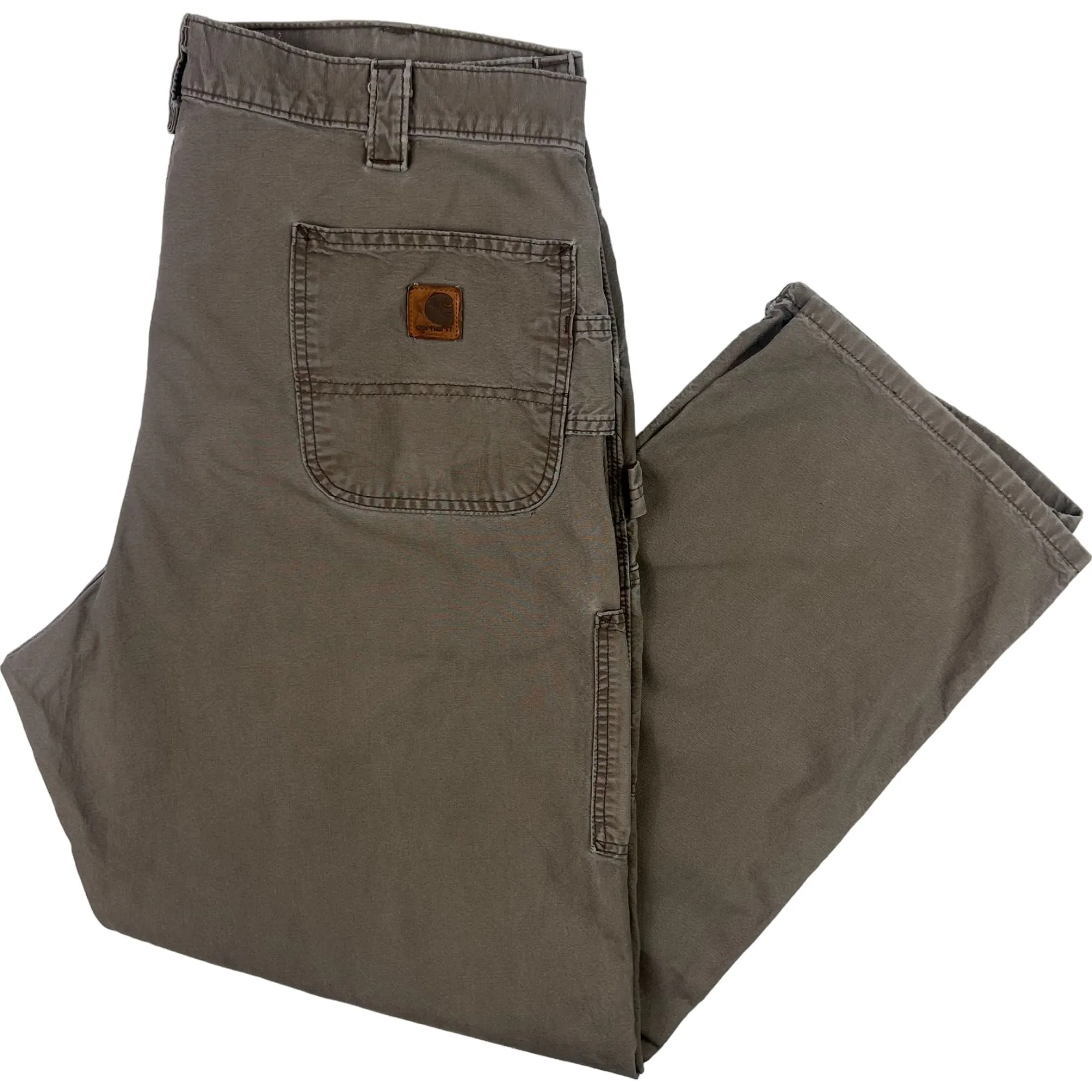 Carhartt Carpenter Workwear Trousers Faded Brown