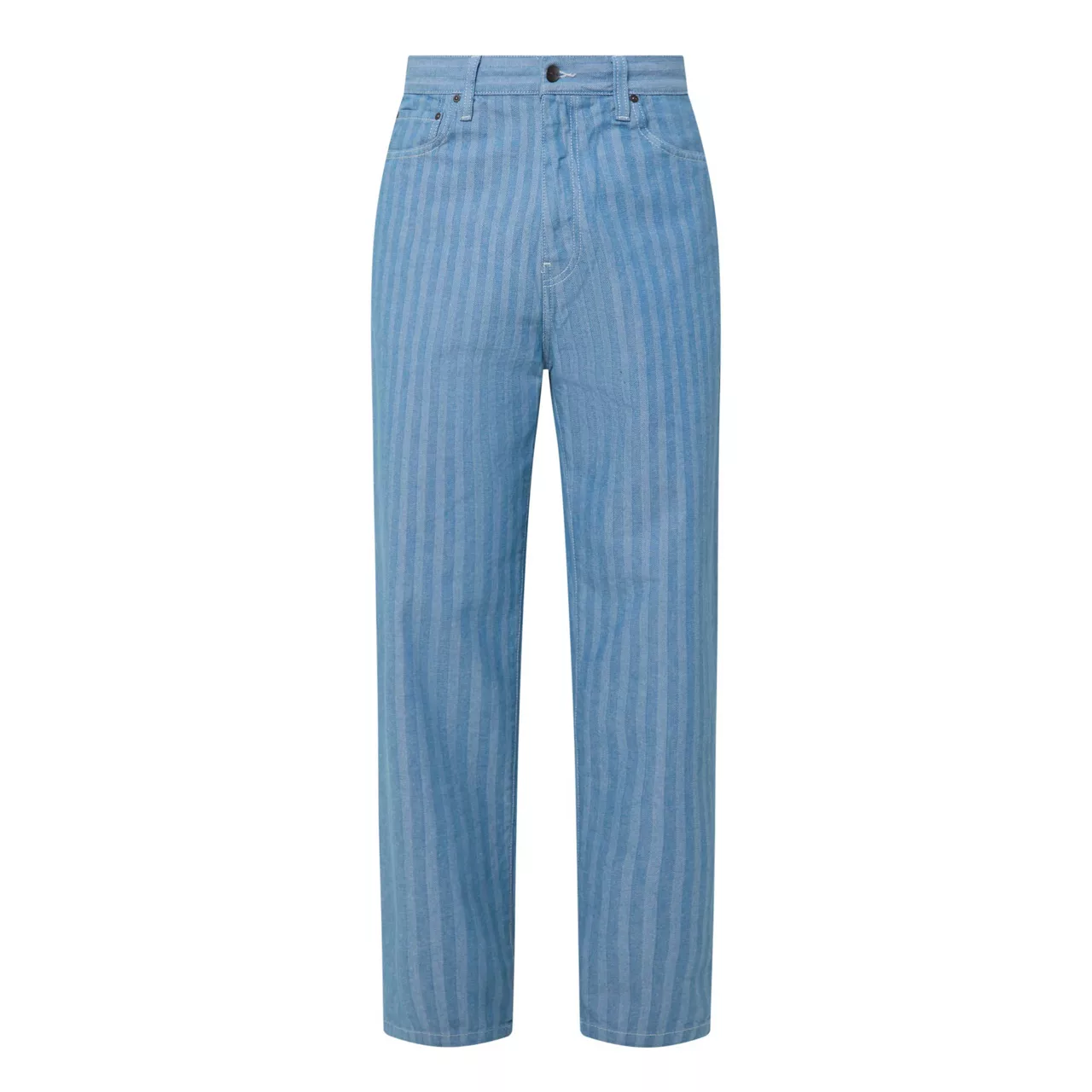 CARHARTT WIP Menard Striped Trousers - Blue