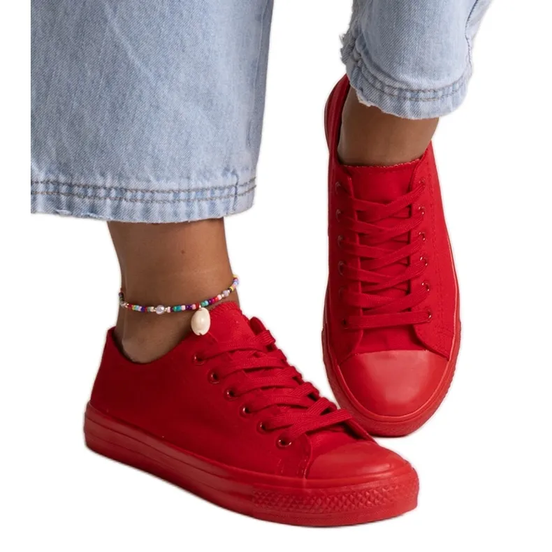 Charming classic Nudar sneakers red