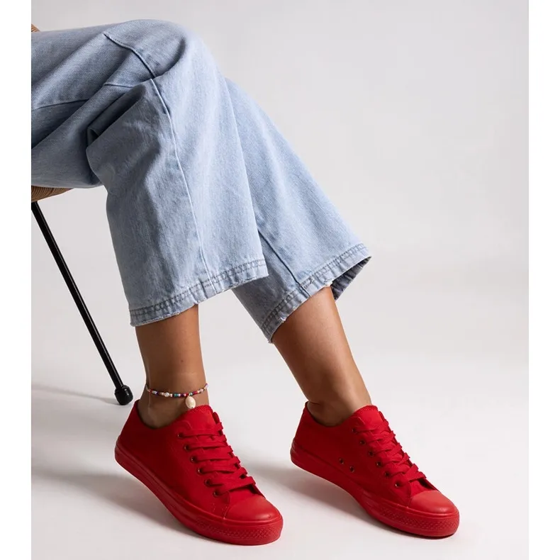 Charming classic Nudar sneakers red