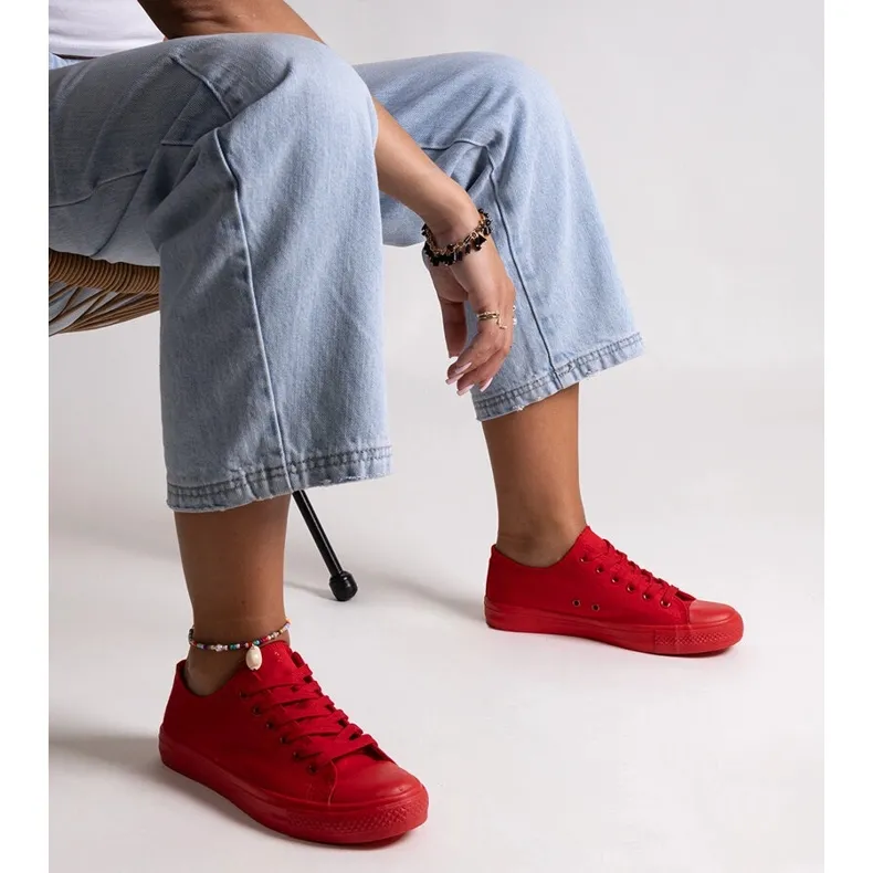 Charming classic Nudar sneakers red