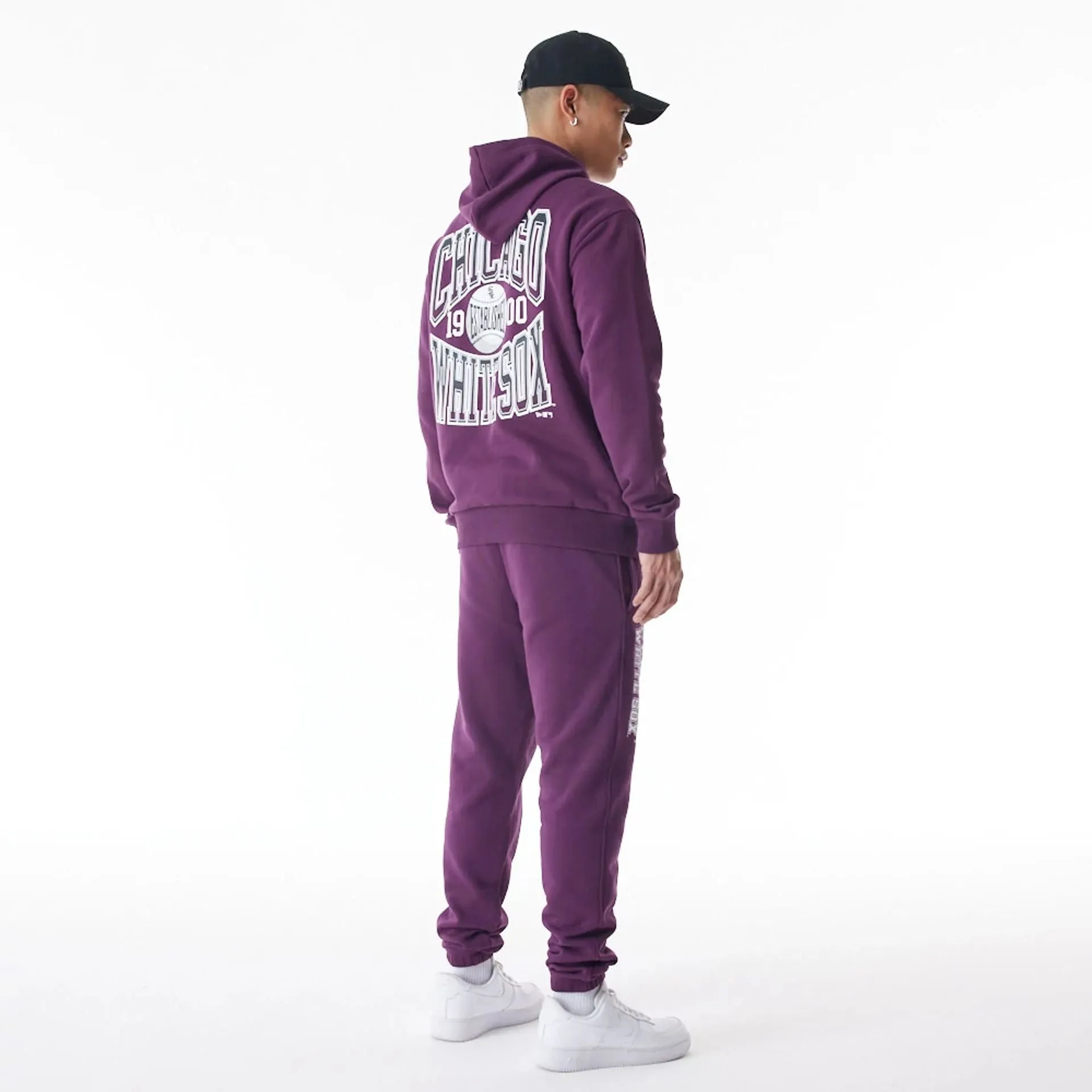 Chicago White Sox MLB Gradient Graphic Dark Purple Joggers