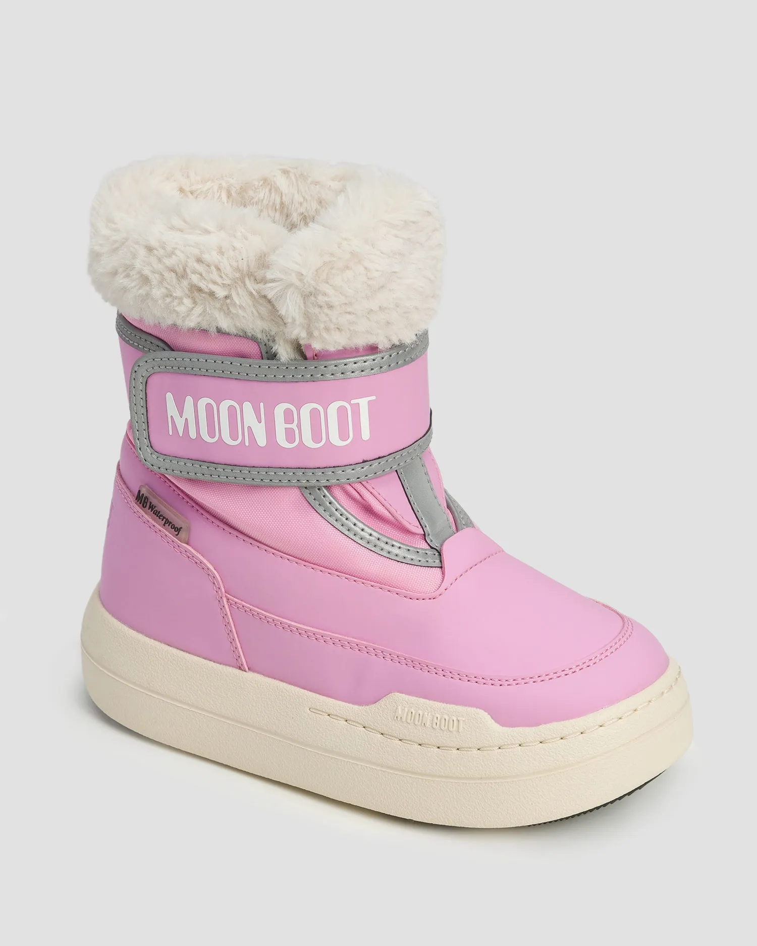 Children's pink winter boots Moon Boot Jr Park Strap 80D3440030-j001