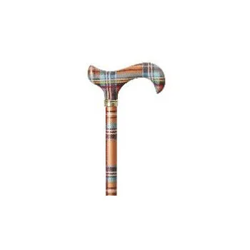 Classic Canes Fashion Derby Multi-Colour Tartan Cane