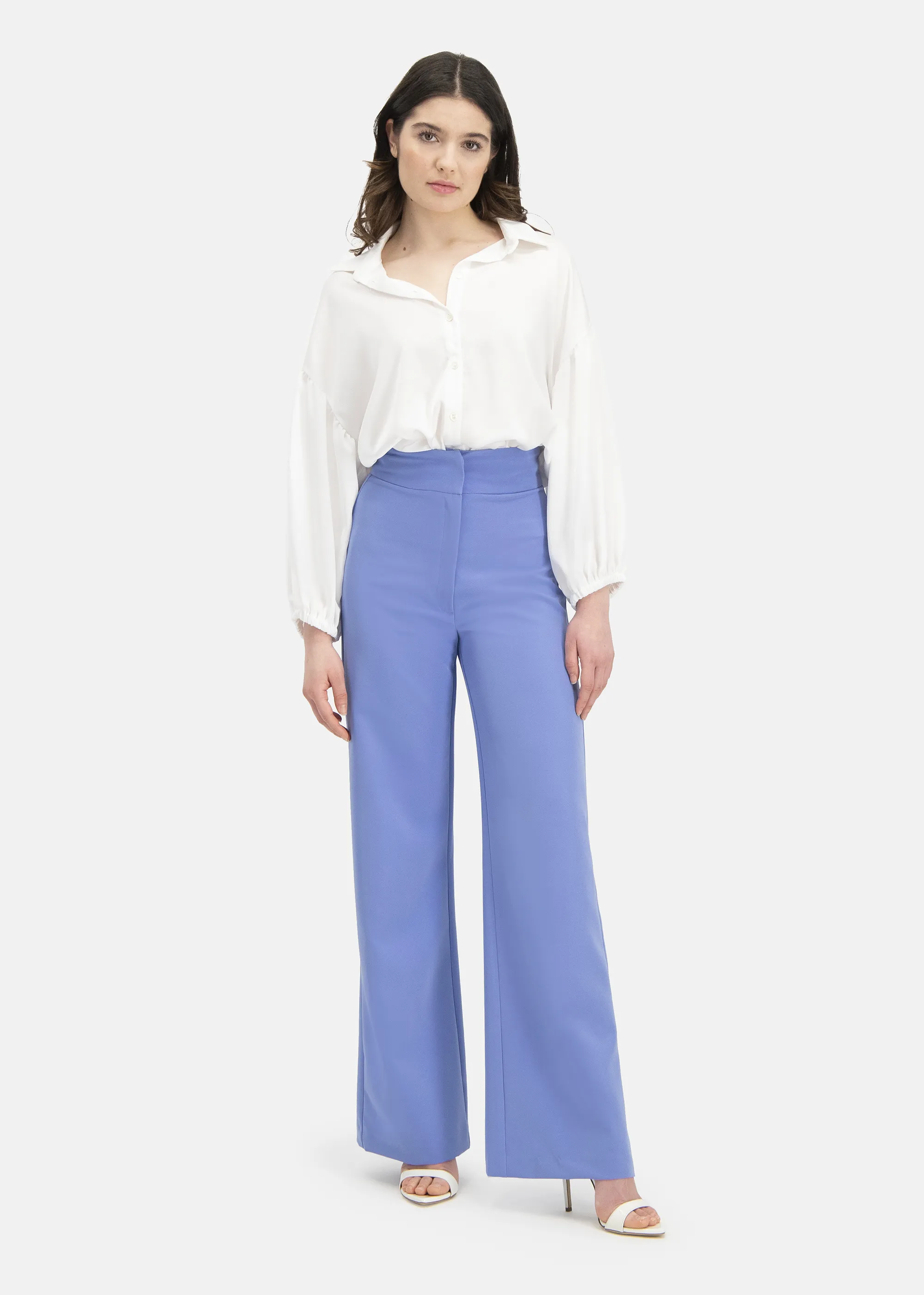 Classic Marlene Trousers - CORINO in BLUE