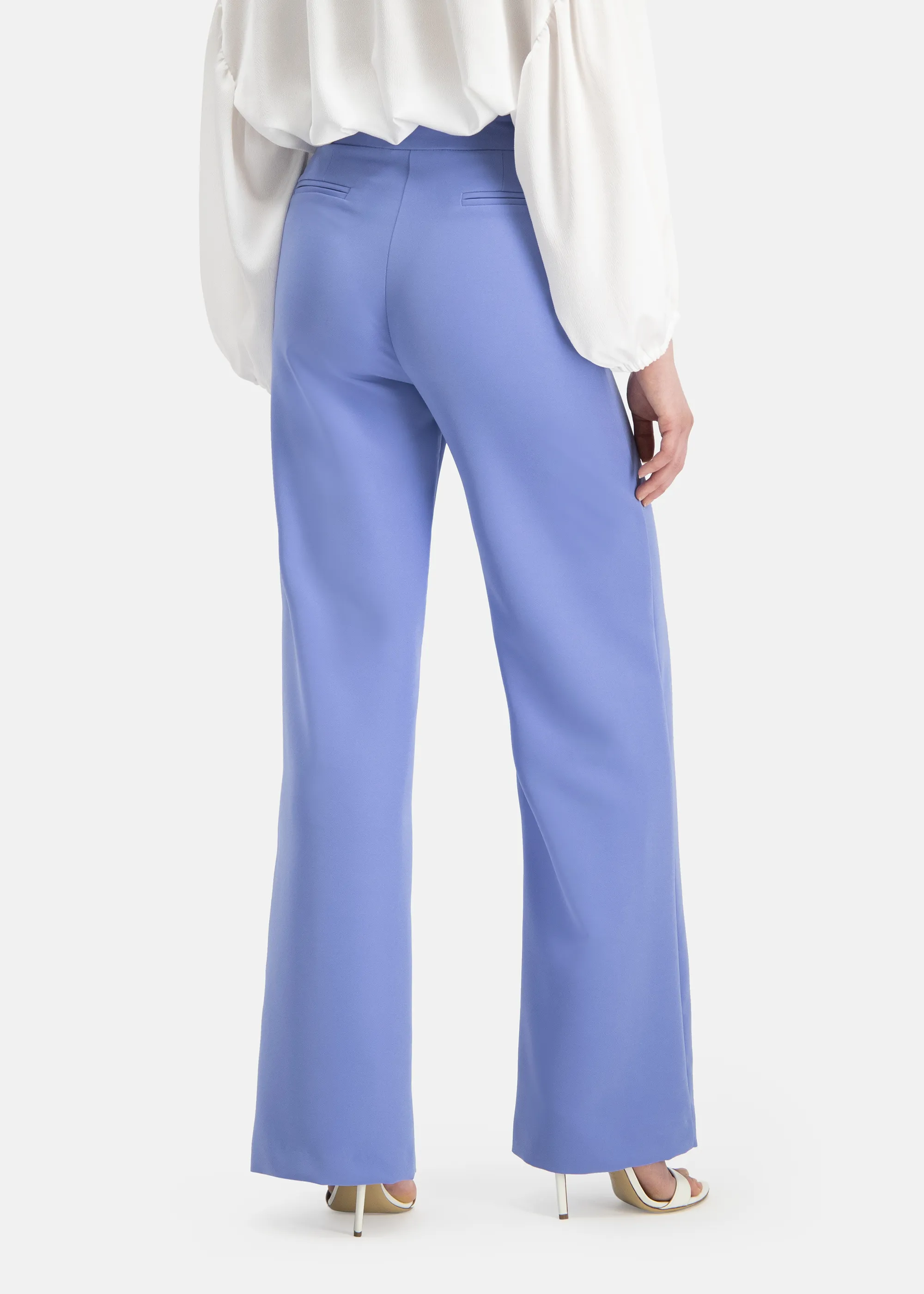 Classic Marlene Trousers - CORINO in BLUE