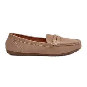 classic beige women's moccasins Iramarie