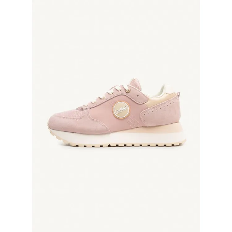 COLMAR TRAVIS 051 Women's Pink Beige Sneakers