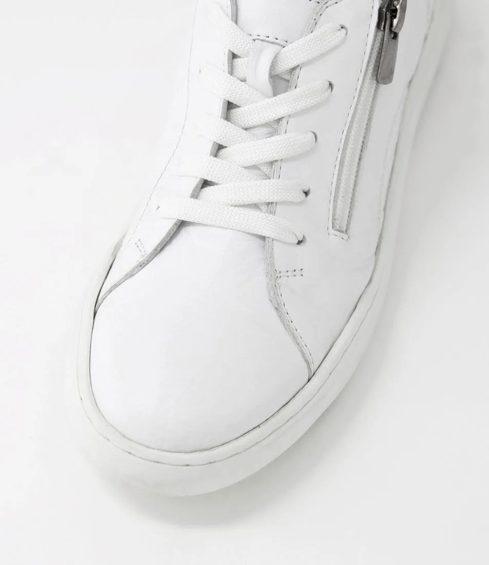 COLORADO Skylur White Leather Sneakers