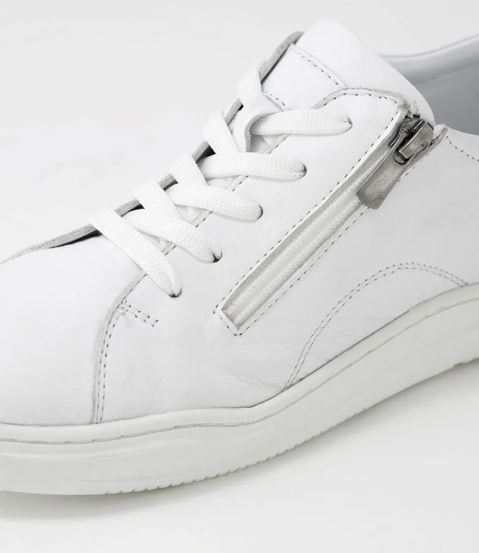 COLORADO Skylur White Leather Sneakers