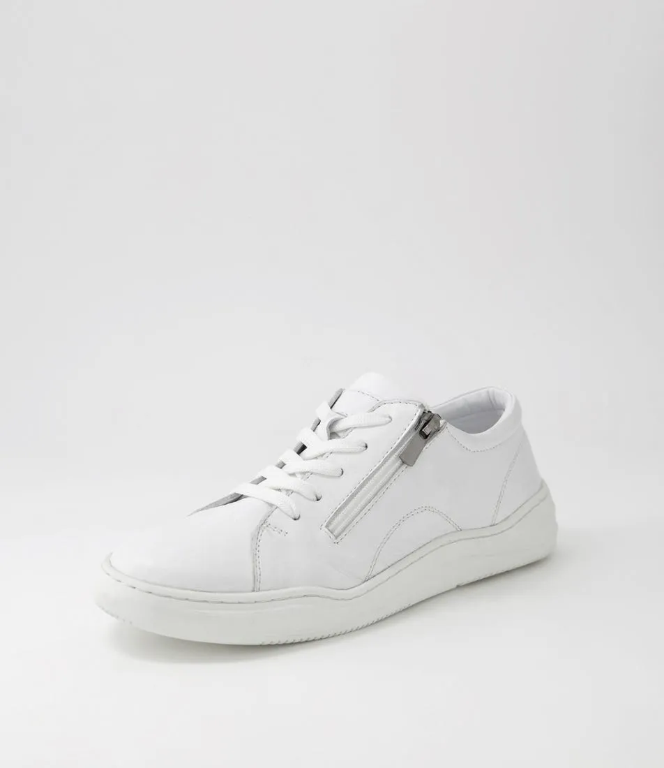 COLORADO Skylur White Leather Sneakers