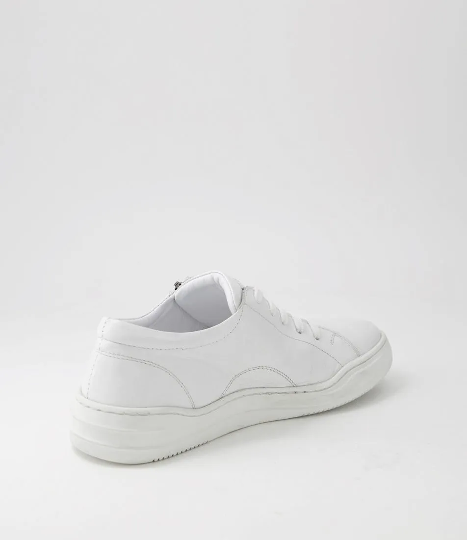 COLORADO Skylur White Leather Sneakers