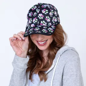 Colorful Paw Prints Baseball Hat