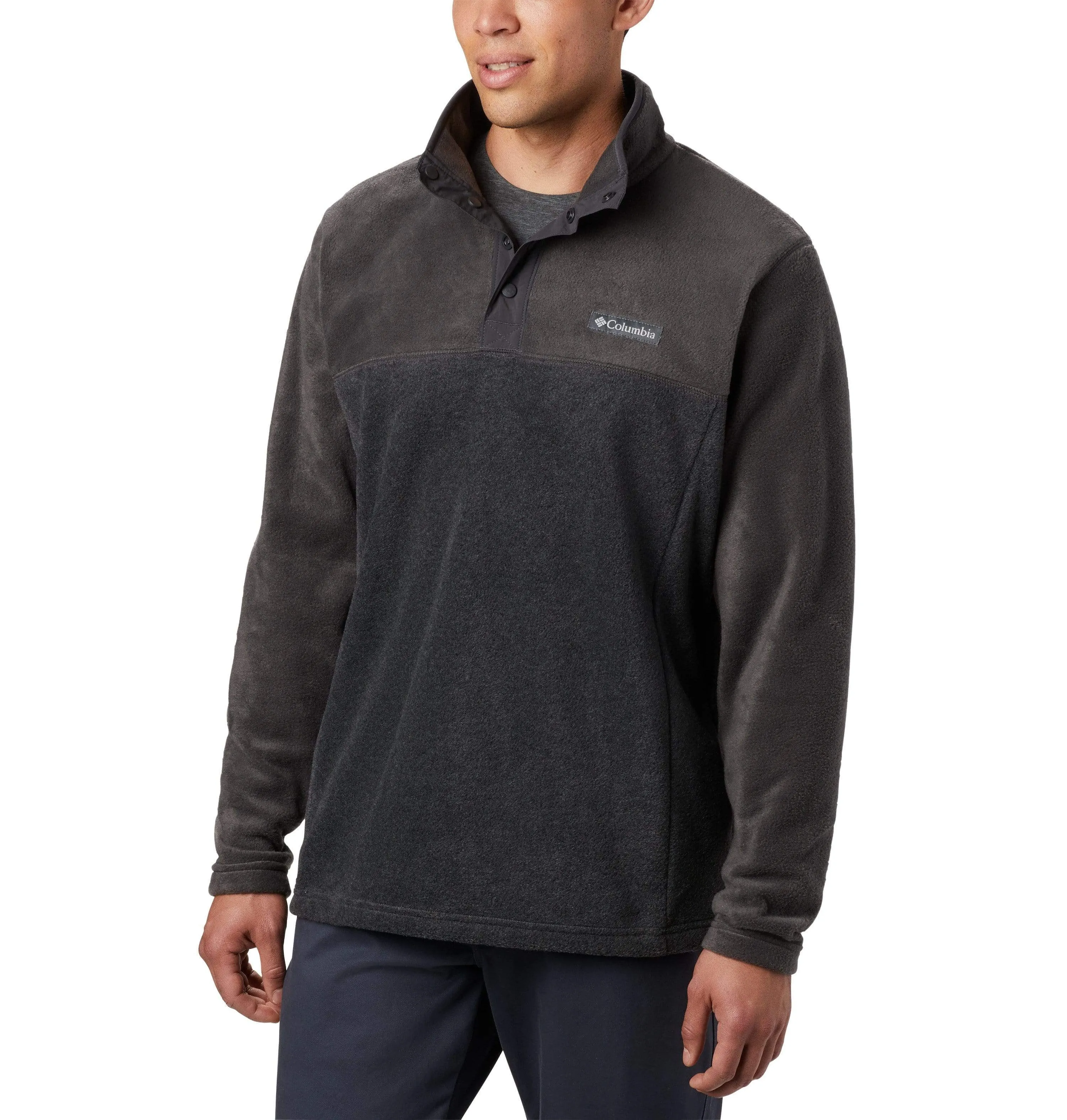 Columbia Men's Fleece Pullover with Half Snap - Steens Mountain