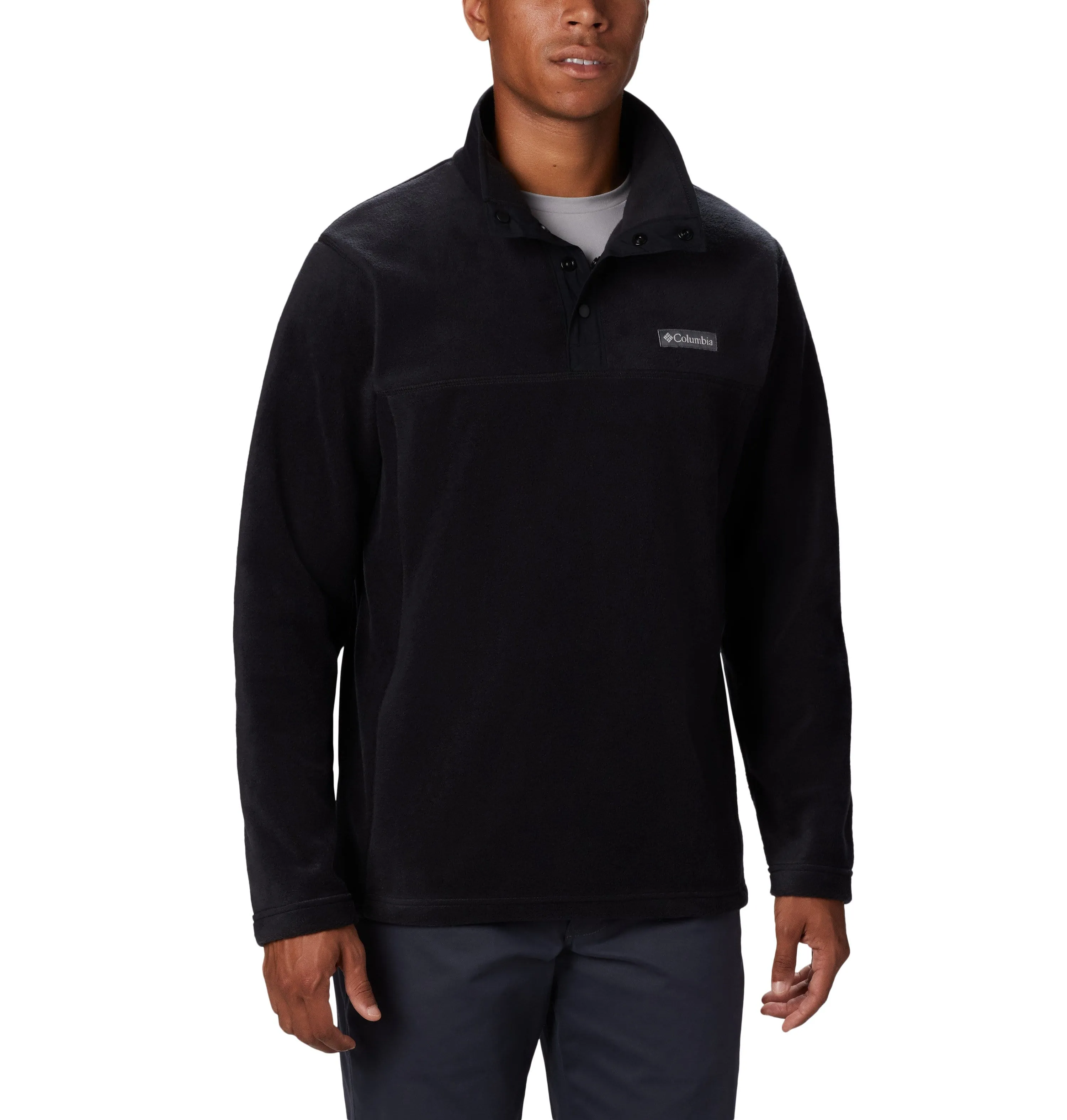 Columbia Men's Fleece Pullover with Half Snap - Steens Mountain