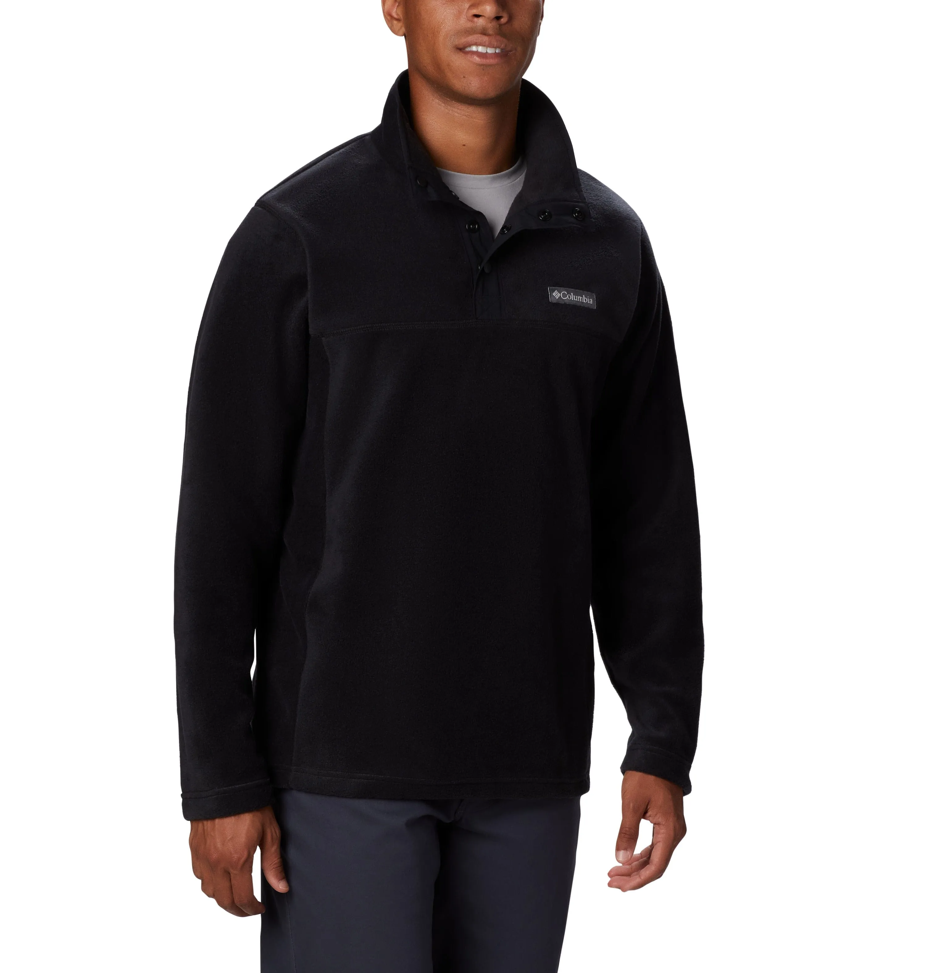 Columbia Men's Fleece Pullover with Half Snap - Steens Mountain