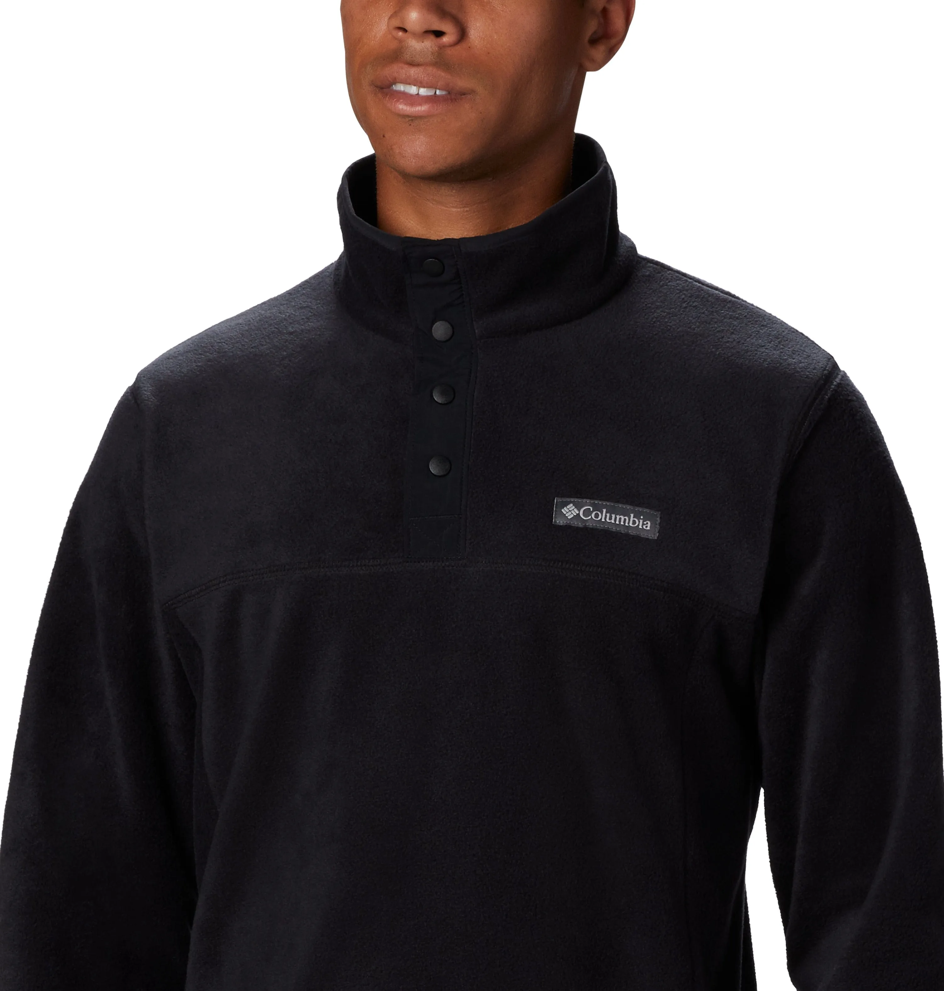 Columbia Men's Fleece Pullover with Half Snap - Steens Mountain