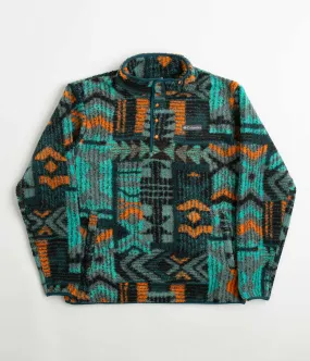 Columbia Sherpa 1/2 Snap Fleece - Night Wave Pathways Print