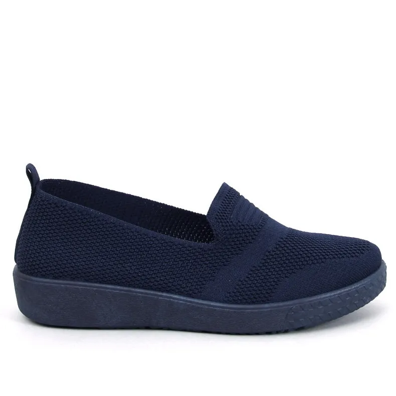 Combe Navy sock sneakers blue