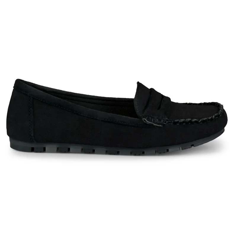 Comfortable Black Women's Moccasins