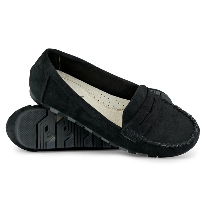 Comfortable Black Women's Moccasins