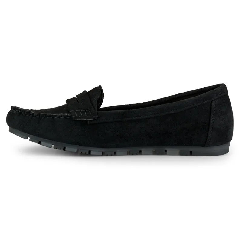 Comfortable Black Women's Moccasins