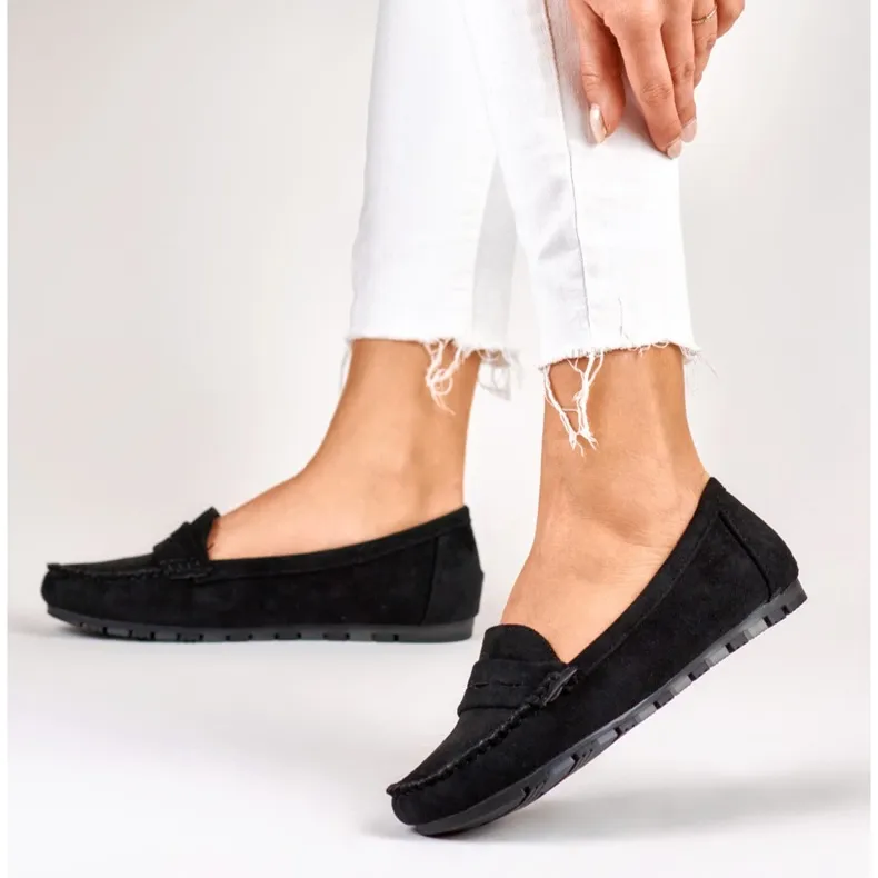 Comfortable Black Women's Moccasins